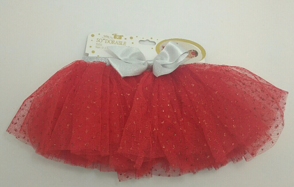 Tutu Skirt So Dorable Red Size 0-3m